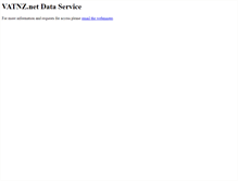 Tablet Screenshot of data.vatnz.net